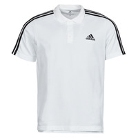 Clothing Men Short-sleeved polo shirts adidas Performance 3 Stripes PQ POLO SHIRT White /  black