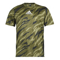 Clothing Men Short-sleeved t-shirts adidas Performance TIGER AOP FEELSTRCAMO TEE Focus / Olive / White