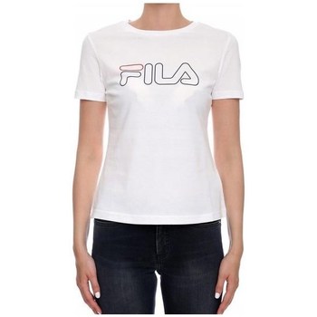 Clothing Women Short-sleeved t-shirts Fila Ladan Tee White