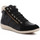 Shoes Women Hi top trainers Geox D Myria A D6268A 08522 C9999 Black