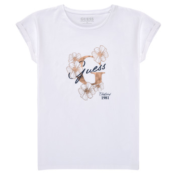 Clothing Girl Short-sleeved t-shirts Guess TEURO White