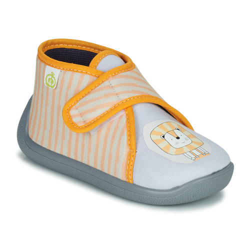 Shoes Children Slippers Citrouille et Compagnie NEW 3 Pearl / Gray yellow