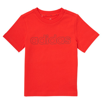 Clothing Boy Short-sleeved t-shirts Adidas Sportswear ELORRI Red