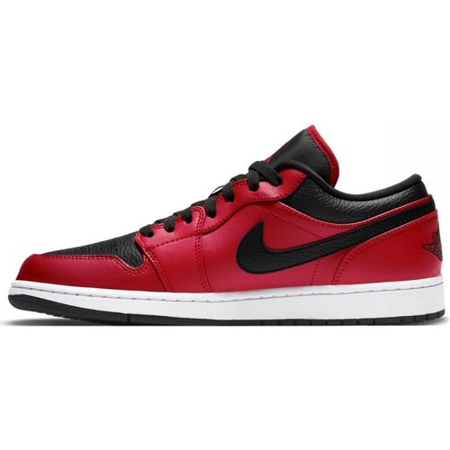 Shoes Men Low top trainers Nike Air Jordan 1 Low Red, Black