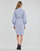 Clothing Women Short Dresses Lauren Ralph Lauren ESSIEN-LONG SLEEVE-DAY DRESS Marine / White