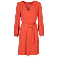 Clothing Women Short Dresses Lauren Ralph Lauren SHAVILYA-LONG SLEEVE-DAY DRESS Orange