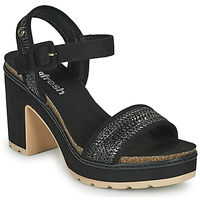 Shoes Women Sandals Refresh 79787-BLACK Black