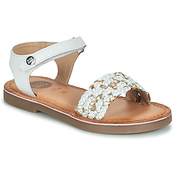 Shoes Girl Sandals Gioseppo WEA White / Gold