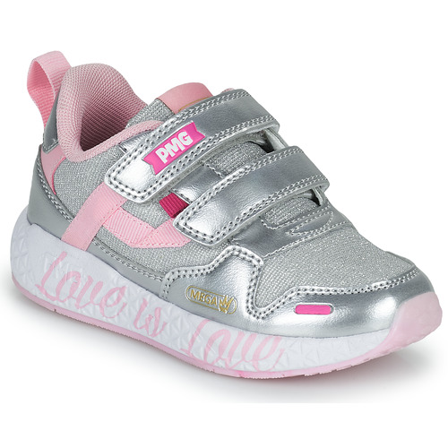 Shoes Girl Low top trainers Primigi 1957200 Silver / Pink