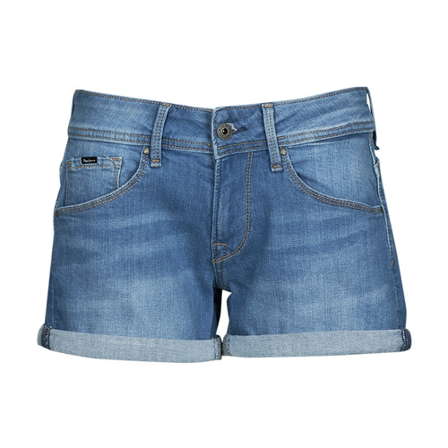 Clothing Women Shorts / Bermudas Pepe jeans SIOUXIE Blue