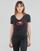 Clothing Women Short-sleeved t-shirts Ikks BU10095 Black