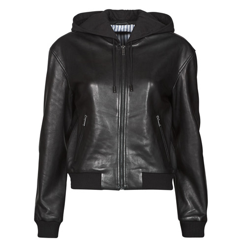 Clothing Women Leather jackets / Imitation leather Ikks BU48045 Black