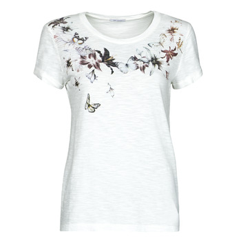 Clothing Women Short-sleeved t-shirts Ikks BU10155 White