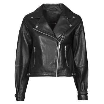 Clothing Women Leather jackets / Imitation leather Ikks BU48055 Black