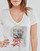 Clothing Women Short-sleeved t-shirts Ikks BU10445 White