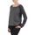 Clothing Women Sweaters Stella Forest SWEAT MANCHE DENTELLE LACE Grey
