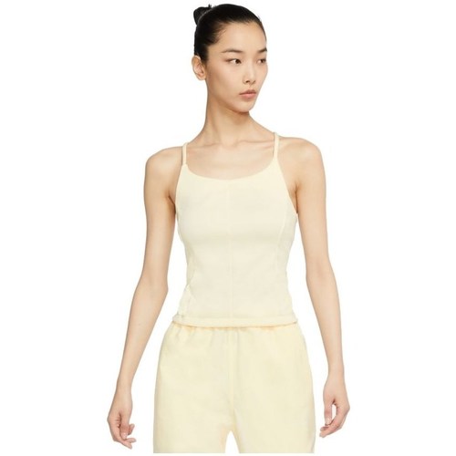 Clothing Women Short-sleeved t-shirts Nike Icon Clash Yellow