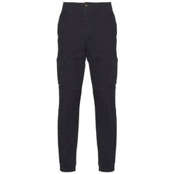 Clothing Men Cargo trousers Aeronautica Militare PA1432CT2919 Black