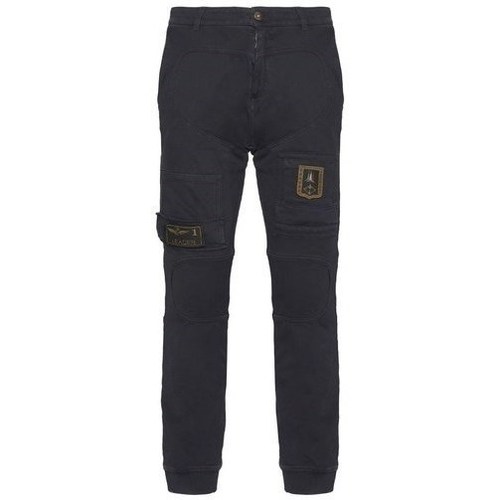 Clothing Men Trousers Aeronautica Militare PF743J50508312 Black