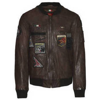 Clothing Men Jackets Aeronautica Militare PN919PL16302 Brown