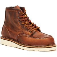 Shoes Men Boots Red Wing Classic Moc Toe R&T Mens Copper Brown Boots Brown