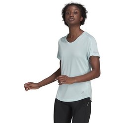 Clothing Women Short-sleeved t-shirts adidas Originals Run IT Tee W Green