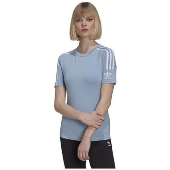 Clothing Women Short-sleeved t-shirts adidas Originals Tight Tee Light blue