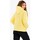 Clothing Women Sweaters Champion Wmns Organic Cotton Blend Script Logo Hoodie Yellow