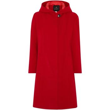 Clothing Women Coats Anastasia De La Creme Faux Wool Hooded Wnter Coat Red
