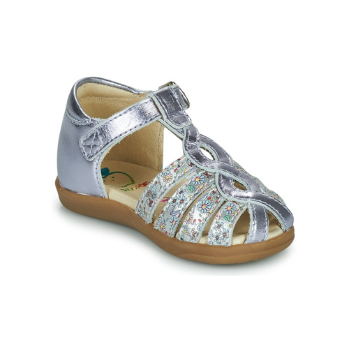Shoes Girl Sandals Shoo Pom PIKA TWIST Silver