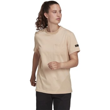 Clothing Women Short-sleeved t-shirts adidas Originals Marimeko Gfx 1 Beige