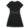 Clothing Girl Short Dresses Calvin Klein Jeans PUNTO LOGO TAPE SS DRESS Black