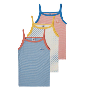 Clothing Girl Tops / Sleeveless T-shirts Petit Bateau ZEA Multicolour