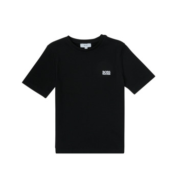 Clothing Boy Short-sleeved t-shirts BOSS PETRA Black