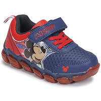 Shoes Boy Low top trainers Disney MICKEY Blue / Red