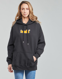 Clothing Women Sweaters Levi's WT-FLEECE Hoodie / Logo / Caviar