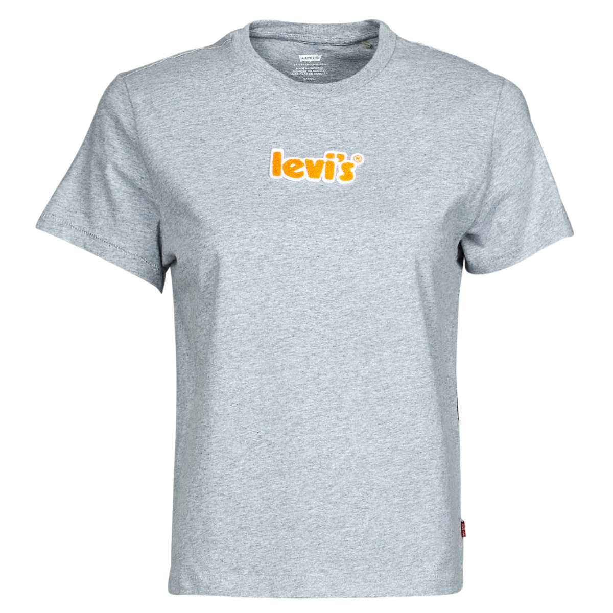 levis  wt-graphic tees  women's t shirt in grey