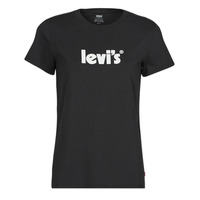 Clothing Women Short-sleeved t-shirts Levi's THE PERFECT TEE Seasonal / Poster / Logo / Caviar