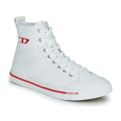 Shoes Men Hi top trainers Diesel S-ATHOS MID White