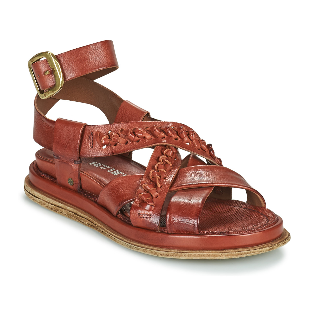 airstep / a.s.98  pola cross  women's sandals in bordeaux