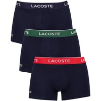 Underwear Men Boxer shorts Lacoste 3 Pack Casual Trunks blue