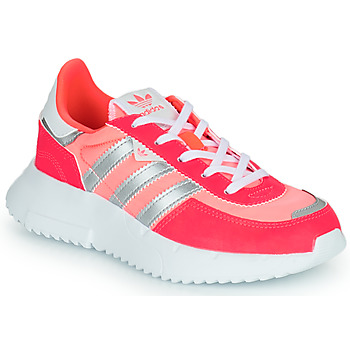 Adidas  RETROPY F2 C  girls's Children's Shoes (Trainers) in Pink
