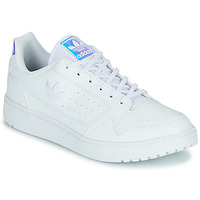 Shoes Girl Low top trainers adidas Originals NY 90 J White / Iridescent
