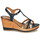 Shoes Women Sandals Tamaris VERENA Marine / Gold