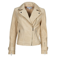 Clothing Women Leather jackets / Imitation leather Vila VIKIRAN Beige