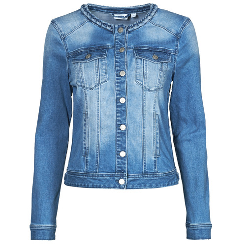 Clothing Women Denim jackets Vila VISASHI Blue / Medium