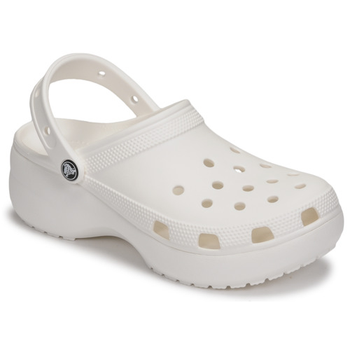 Shoes Women Clogs Crocs CLASSIC PLATFORM CLOG W White