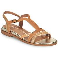 Shoes Women Sandals Karston SOBIA Camel / Gold