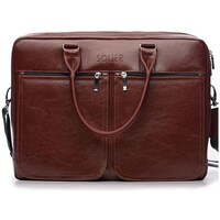 Bags Men Briefcases Solier 02 Brown