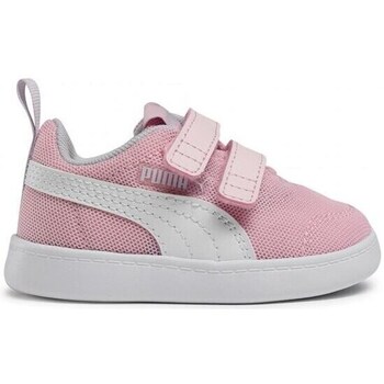 Shoes Children Low top trainers Puma Courtflex V2 Mesh V S Pink